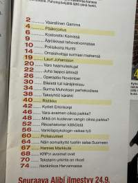 Alibi 2015 nr 9, katso sisällysluettelo