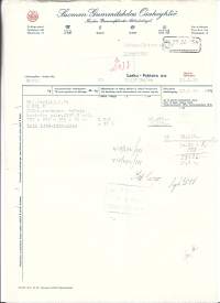 Suomen Gummitehdas Oy   1954 firmalomake