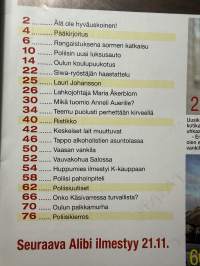 Alibi 2013 nr 11, katso sisällysluettelo