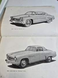 Wartburg 311  1959 huolto- ja käyttö-ohjeet