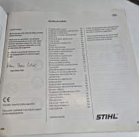 Stihl 026 käyttöohje.
