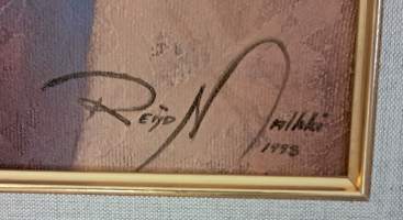 Reijo Malkki – Kaunis öljyvärimaalaus "Valoa ja varjoja"  ( Taulut, taide, suomalaiset kuvataitelijat )