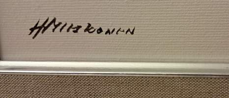 Hannu Mikkonen - Upea talvimaisema (40x58 cm)