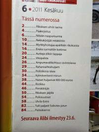Alibi 2011 nr 6, katso sisällysluettelo