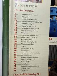 Alibi 2011 nr 7, katso sisällysluettelo