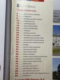 Alibi 2010 nr 8, katso sisällysluettelo