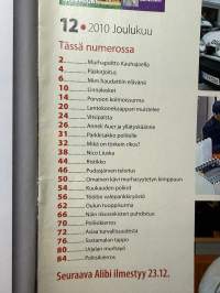 Alibi 2010 nr 12, katso sisällysluettelo