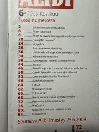 Alibi 2009 nr 6, katso sisällysluettelo