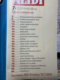 Alibi 2009 nr 7, katso sisällysluettelo