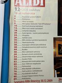 Alibi 2009 nr 12, katso sisällysluettelo