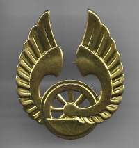 VR siipipyörälakkimerkki  1971 kokardi veturimiehet