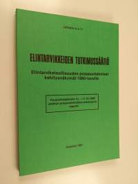 Elintarviketeollisuuden prosessitekniset kehitysnäkymät 1980-luvulla : Kaupunkiopistolla 10.-11.10.1980 pidetyn prosessitekniikka-seminaarin raportti
