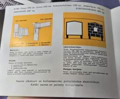 Finn Cabby asuntovaunu myyntiesite 1966