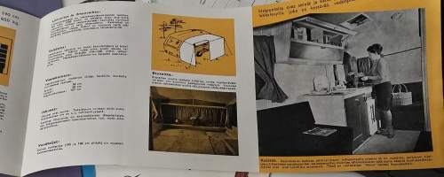 Finn Cabby asuntovaunu myyntiesite 1966