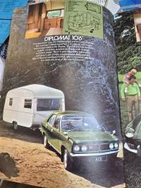 Ace caravans asuntovaunu myyntiesite 1972