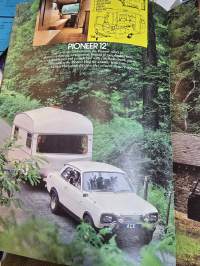 Ace caravans asuntovaunu myyntiesite 1972