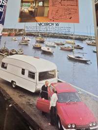Ace caravans asuntovaunu myyntiesite 1972