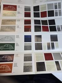 Volkswagen 1969/70 värimallisto.