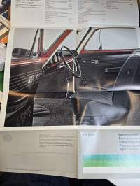 Volkswagen 1600 1969/70 värimallisto.