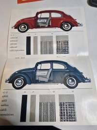 Volkswagen 1200 värimallisto. 8,64
