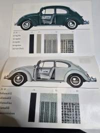 Volkswagen 1200 värimallisto. 8,64