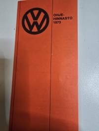 Volkswagen 1966 hinnasto