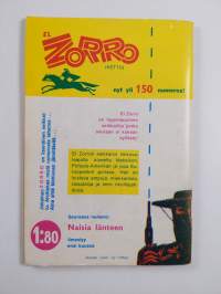 El Zorro nro 158 4/1972 : Tyttö kuin tiikerililja