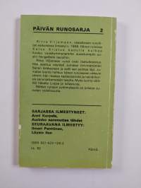 Päiväni ovat kädessäsi : runoja