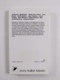 Tulisen järjen aika : kymmenen modernia ranskalaista lyyrikkoa