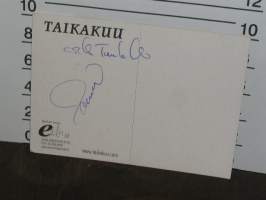 tanssiorkesteri  taikakuu  ihailijakortti  signeerattu