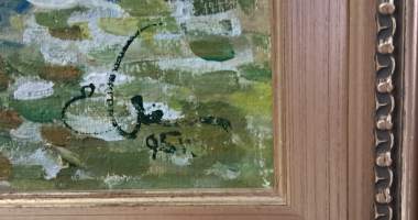 Kaunis öljyvärimaalaus "Pavlovskin puisto" – E. Malyh v.1995 ( Ulkomainen taide, taulut, kuvataide)