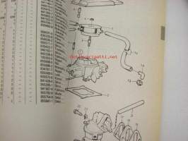 Volvo Penta AQ 311A, AQ 311B Reservdelskatalog, Parts Catalogue -varaosaluettelo