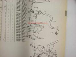 Volvo Penta AQ 311A, AQ 311B Reservdelskatalog, Parts Catalogue -varaosaluettelo