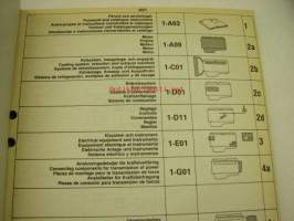 Volvo Penta AQ 200D, AQ 200F Reservdelskatalog, Parts Catalogue -varaosaluettelo
