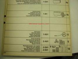 Volvo Penta AQ 200D, AQ 200F Reservdelskatalog, Parts Catalogue -varaosaluettelo