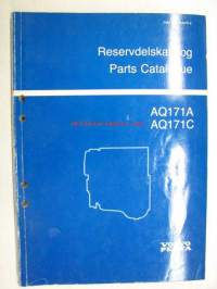 Volvo Penta AQ 171A, AQ 171C Reservdelskatalog, Parts Catalogue -varaosaluettelo