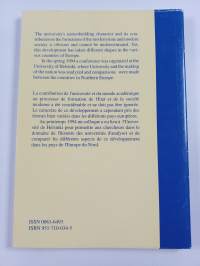 University and nation : the university and the making of the nation in Northern Europe in the 19th and 20th centuries = Université et nation : l'université et l...