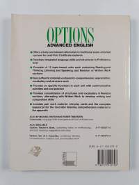 Options : advanced English, Student's book