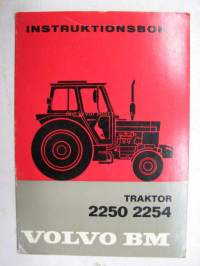 Volvo BM T 2250, 2254 traktor instruktionsbok -käyttöohjekirja ruotsiksi