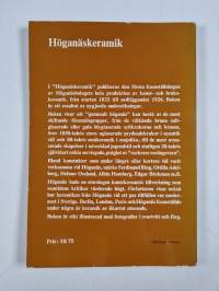 Höganäskeramik : konst- och bruksföremål från Höganäsbolagets kärlfabrik 1832-1926
