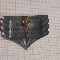 MAN diesel vanha peltinen neulamerkki