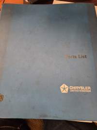 Commer 2 ton walk thru model kal/kcl 4023 &amp; dodge 1,5 ton model dkah/dkch 3023 parts list  1973