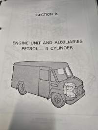 Commer 2 ton walk thru model kal/kcl 4023 &amp; dodge 1,5 ton model dkah/dkch 3023 parts list  1973