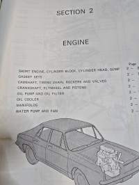 Hillman Avenger parts list kansio. 1972