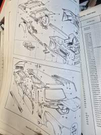 Hillman Avenger parts list kansio. 1972