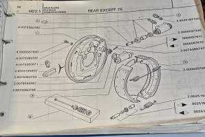 Dodge / Talbot 50 series truck range parts list  12 / 80