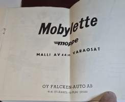 Mobylette motobecane moppe av 44 käyttöohjeet ja varaosaluettelo.