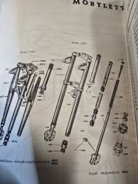 Mobylette motobecane moppe av 44 käyttöohjeet ja varaosaluettelo.