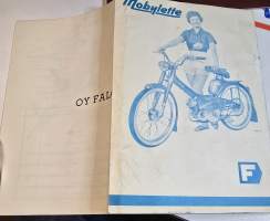 Mobylette motobecane moppe av 44 käyttöohjeet ja varaosaluettelo.
