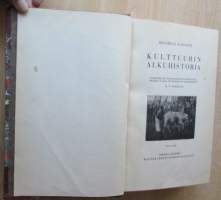 Kulttuurin alkuhistoria